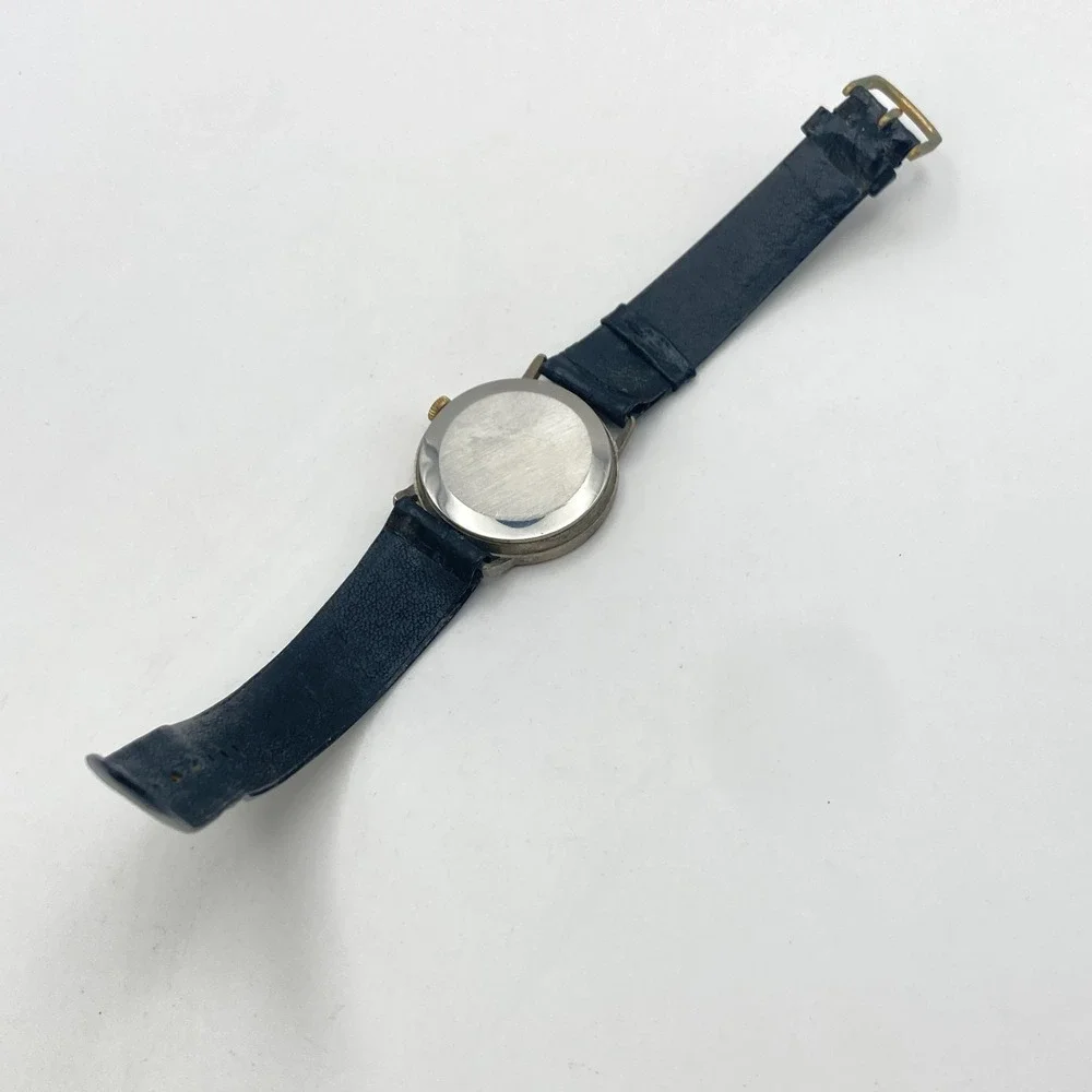 Vintage Cosmo Unisex Watch 33mm Gold Silver Tone Mens Womens New Battery 8.5